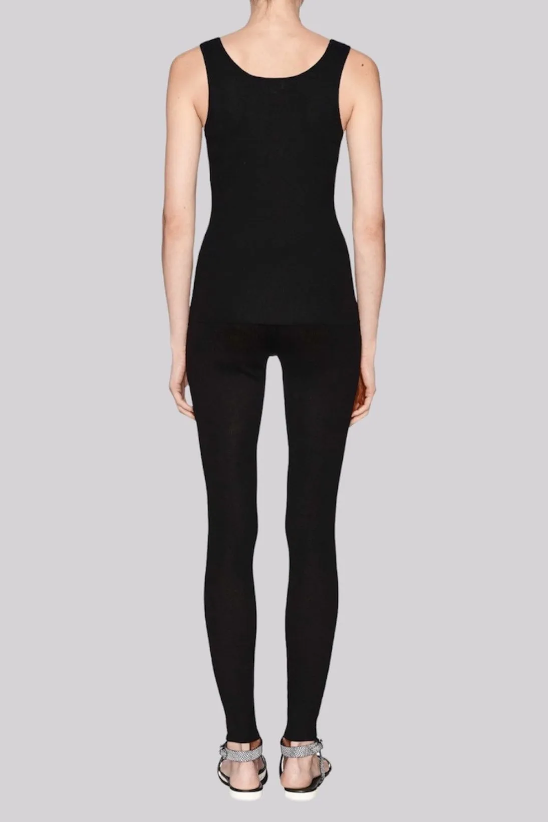 CASHMERE / SILK RIBBED LEGGINGS