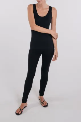 CASHMERE / SILK RIBBED LEGGINGS