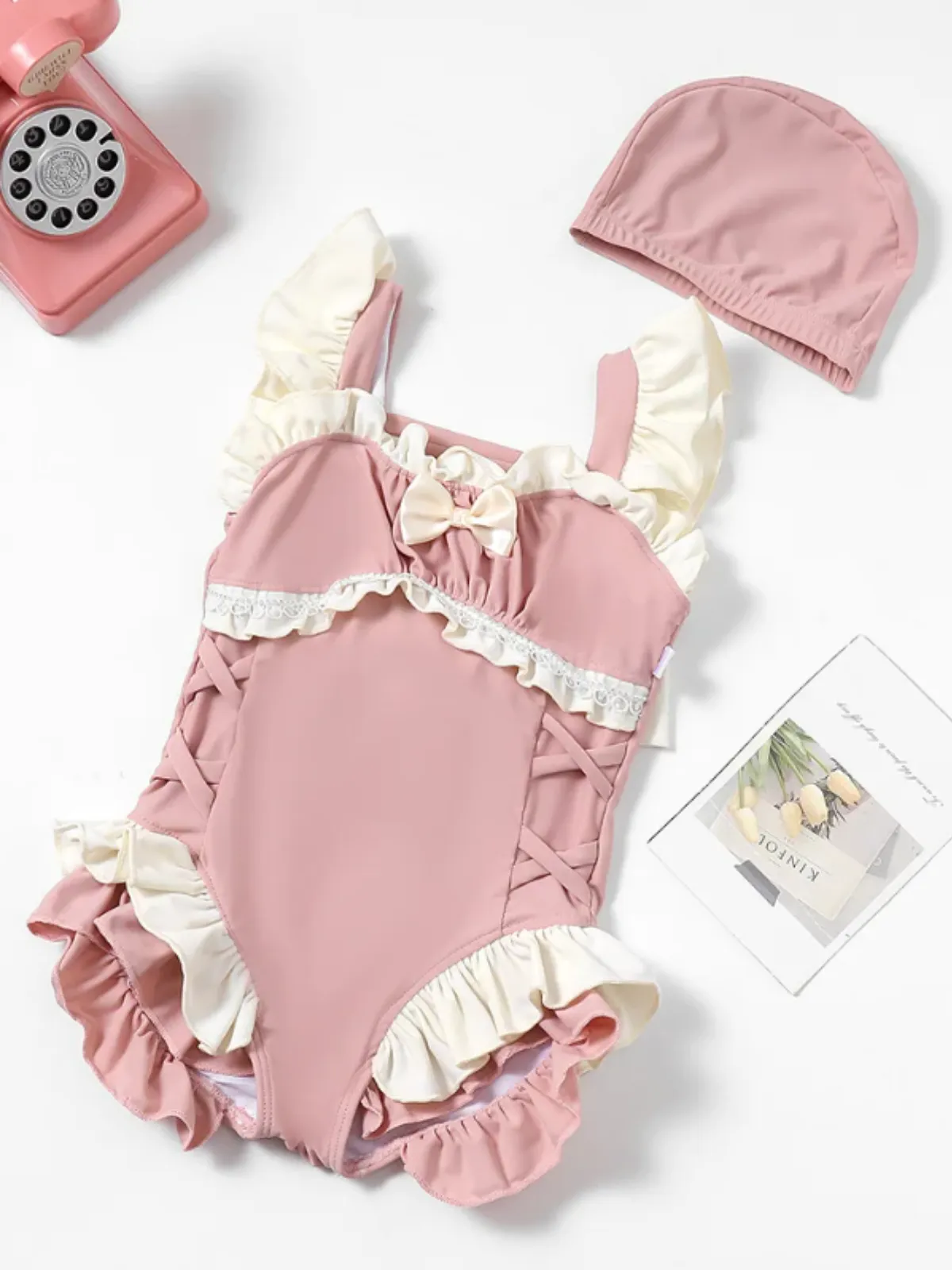 Charming Summer Ruffle One Piece Swimsuit