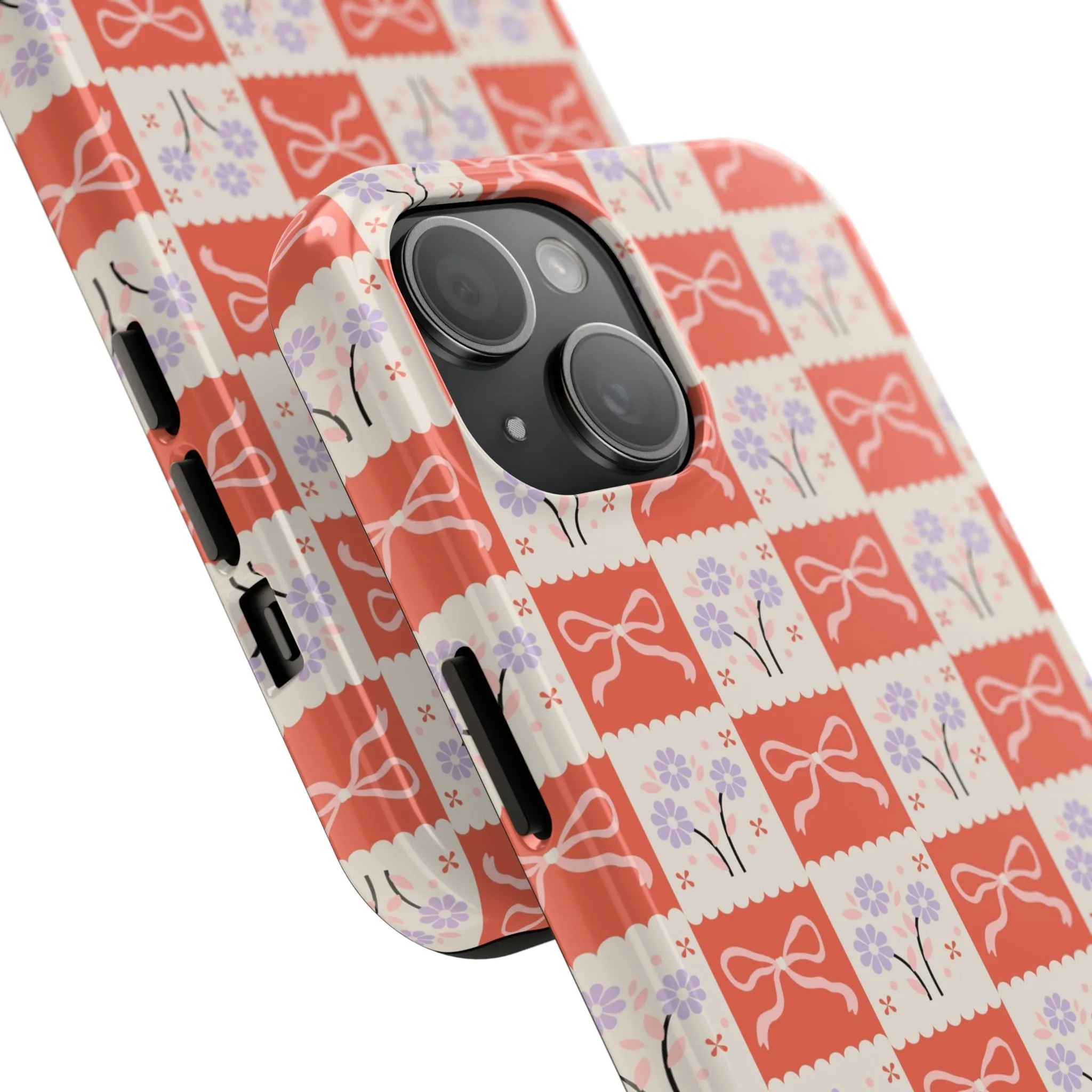 Checkered Charm | Red Checkered Case