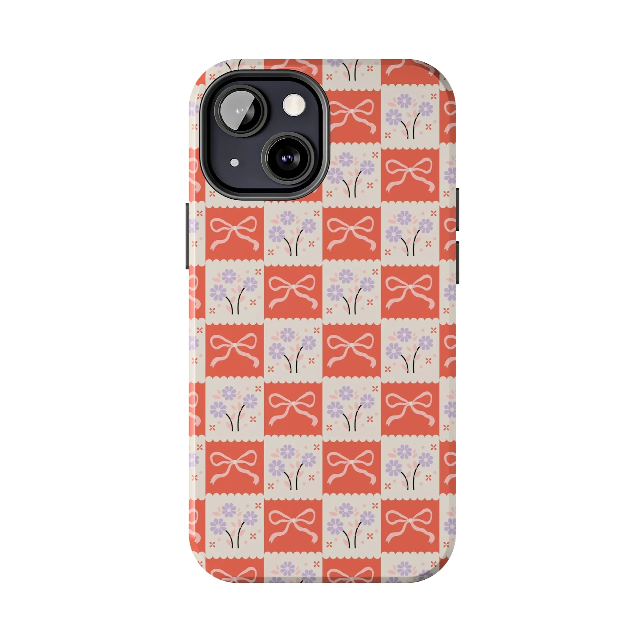 Checkered Charm | Red Checkered Case