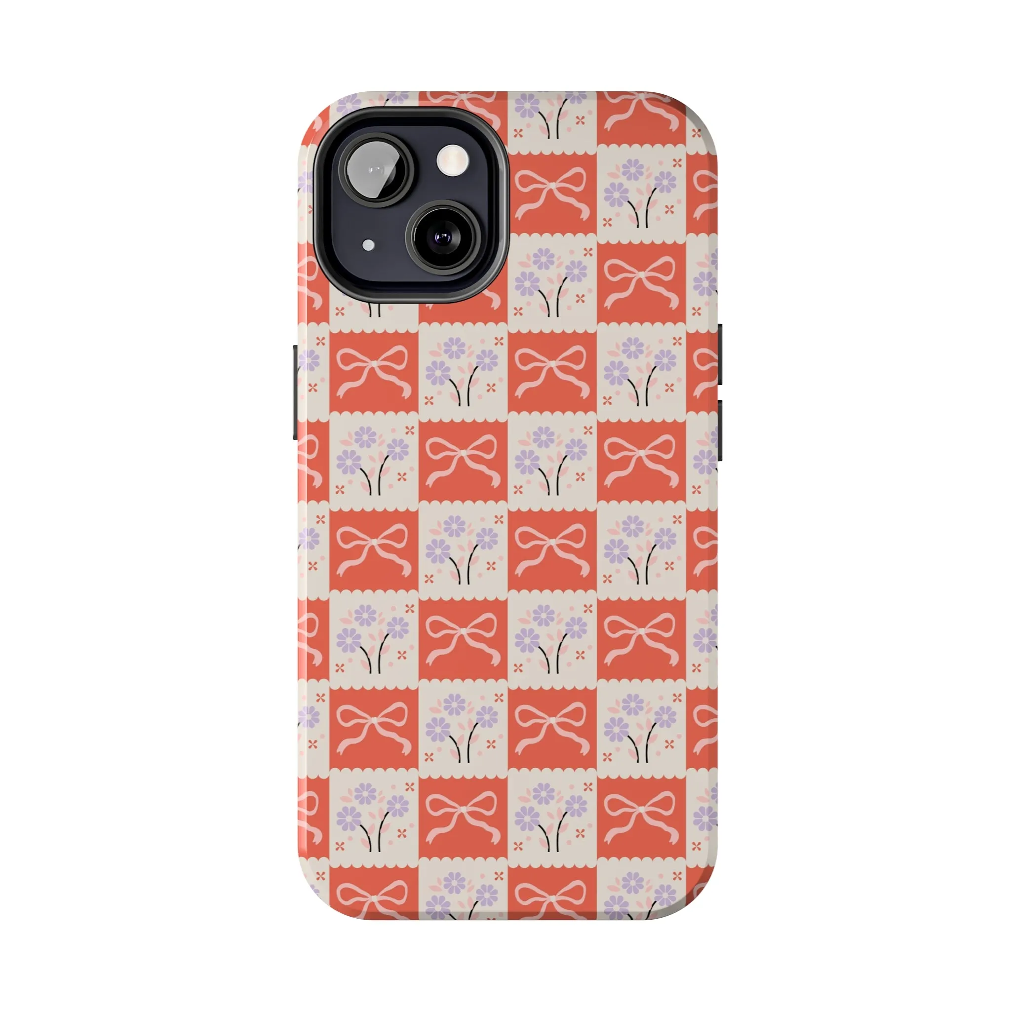 Checkered Charm | Red Checkered Case