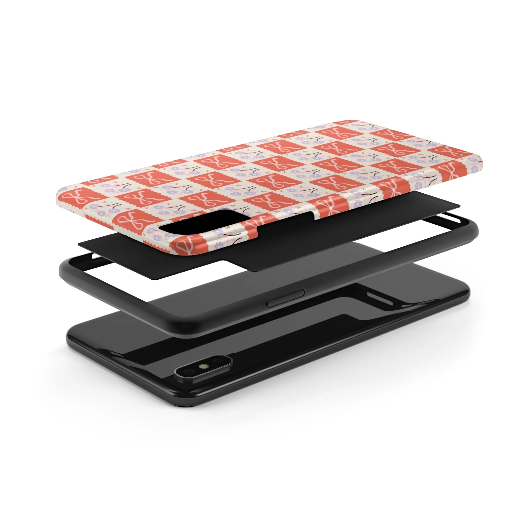 Checkered Charm | Red Checkered Case