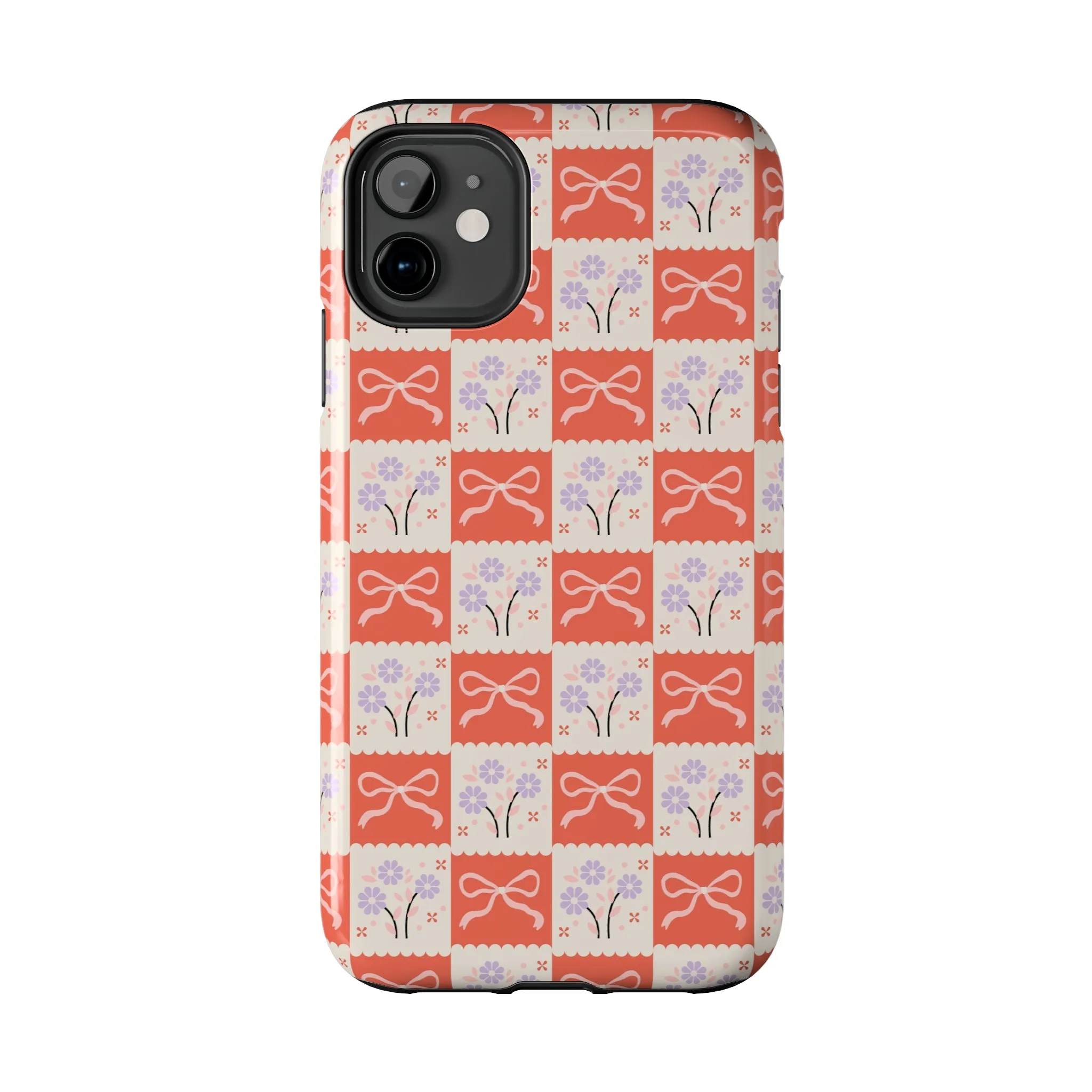 Checkered Charm | Red Checkered Case