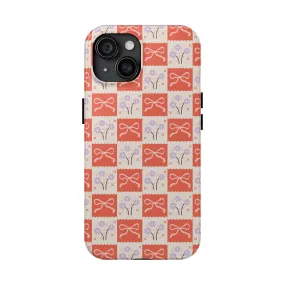 Checkered Charm | Red Checkered Case