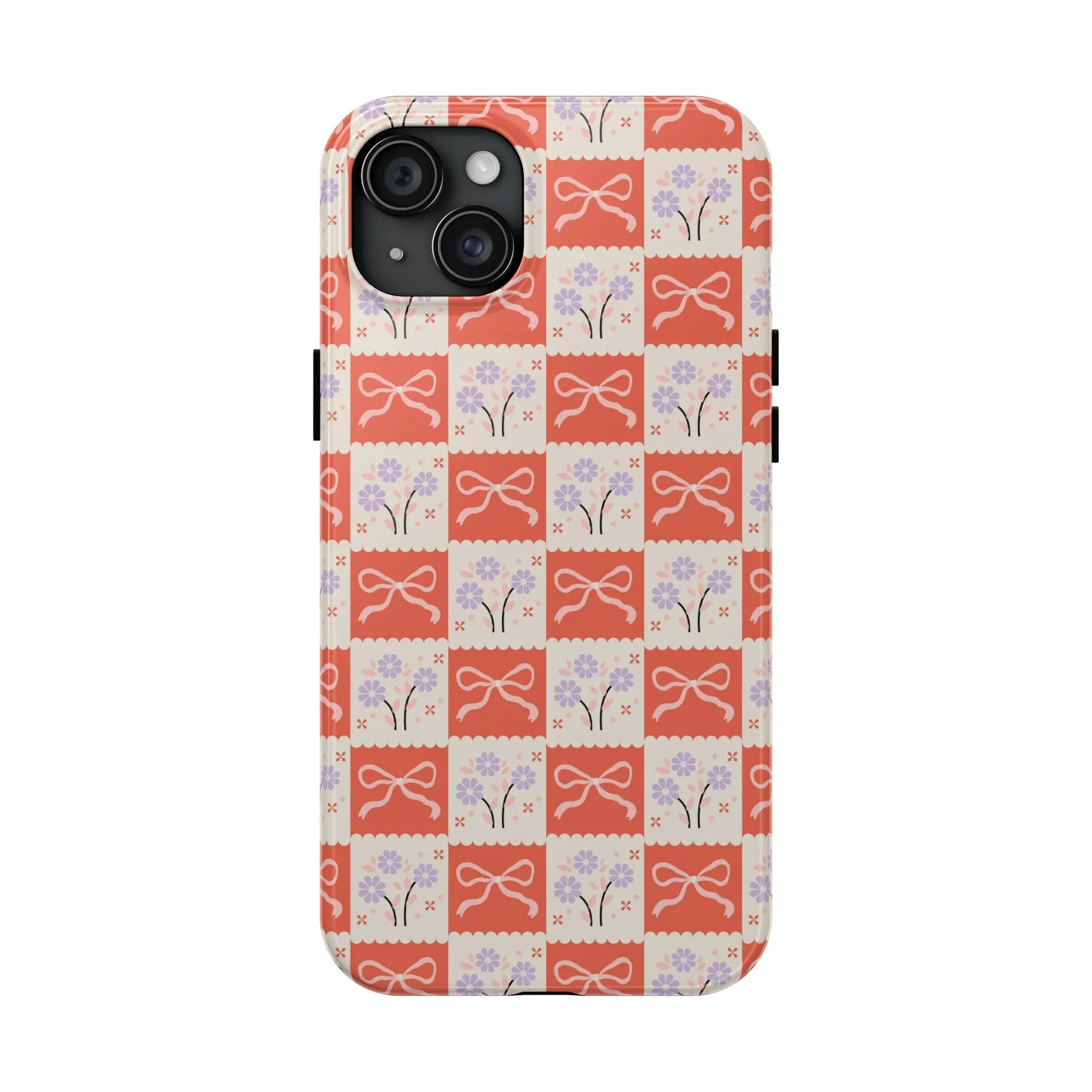 Checkered Charm | Red Checkered Case