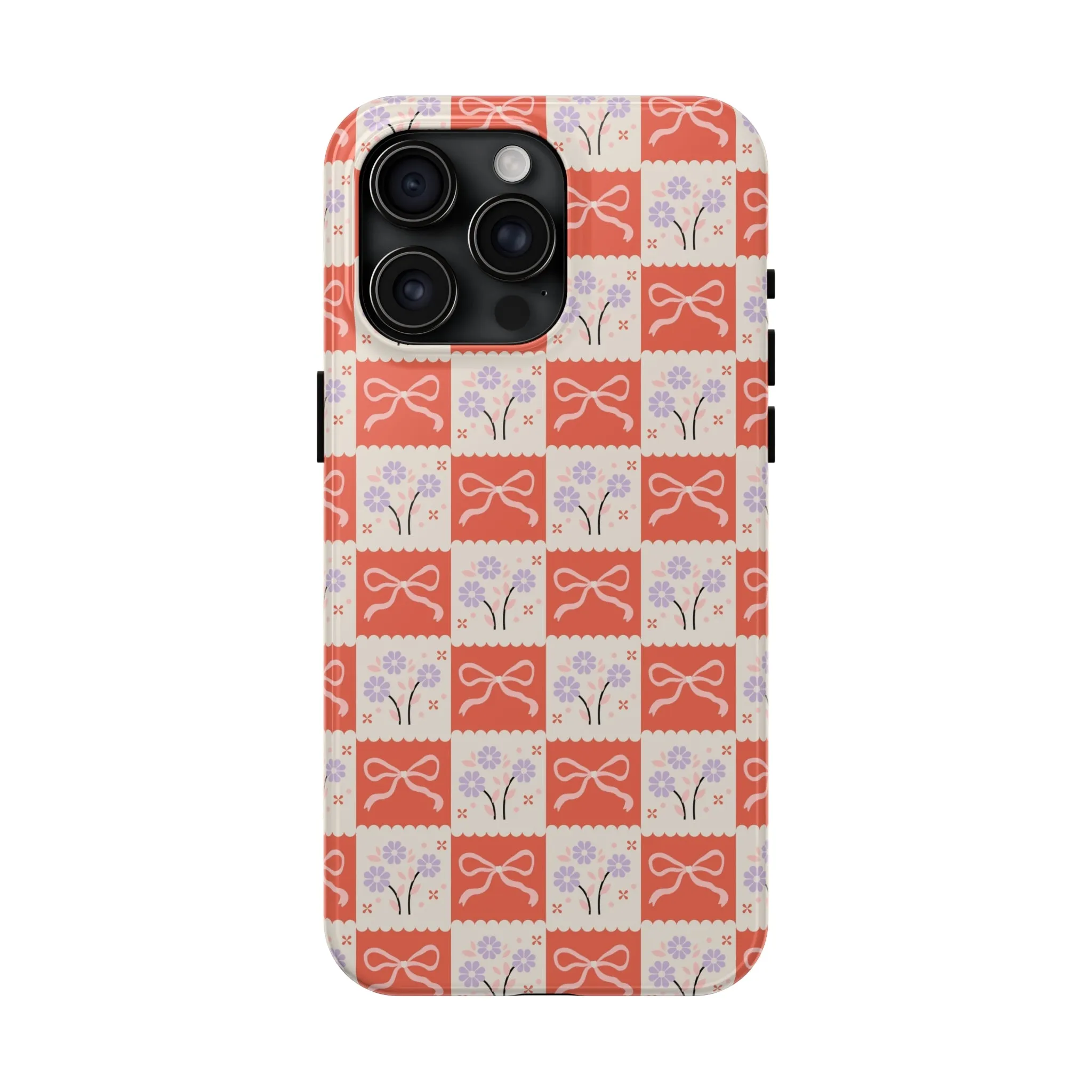 Checkered Charm | Red Checkered Case