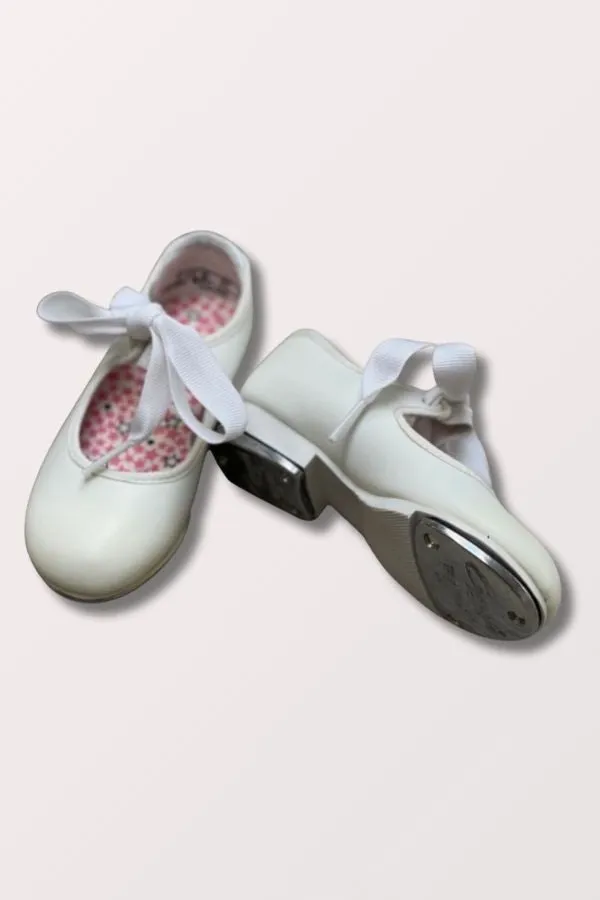 Children's Jr. Tyette Tap Shoes - White (Discontinued)