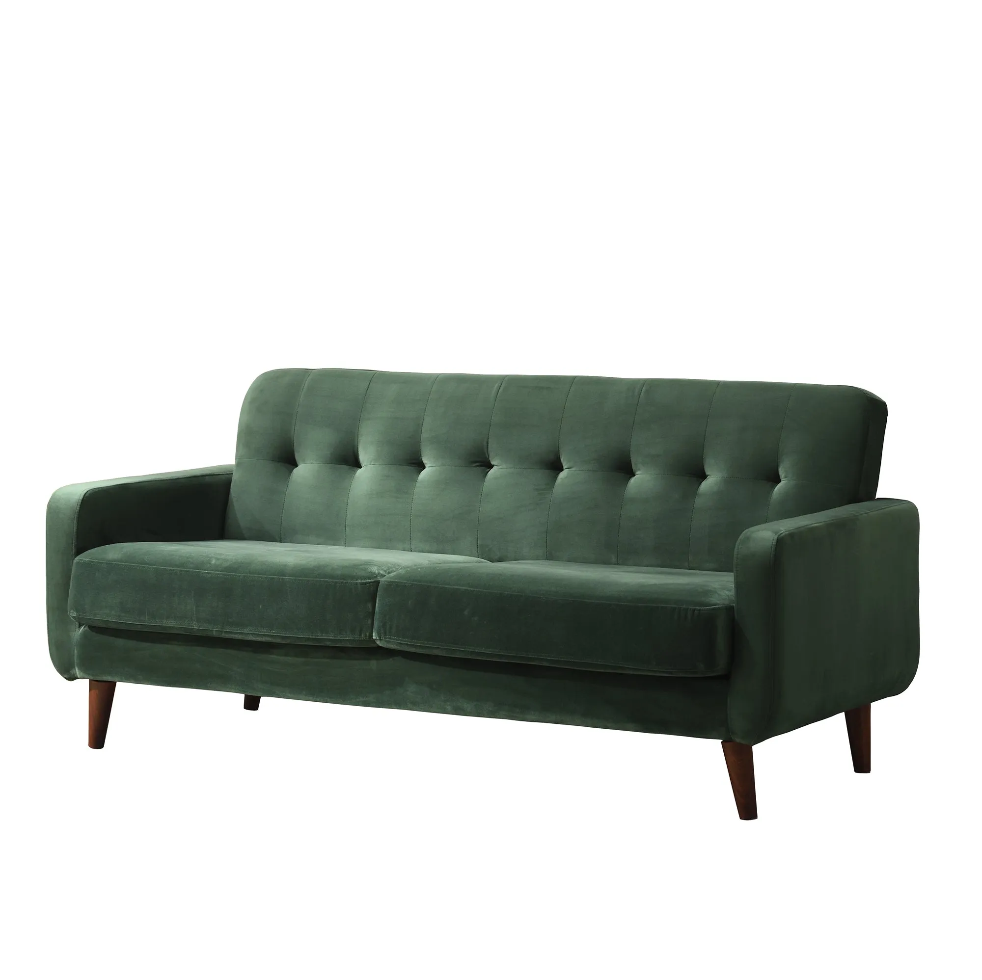 Clarence Sofa Range in Green Velvet