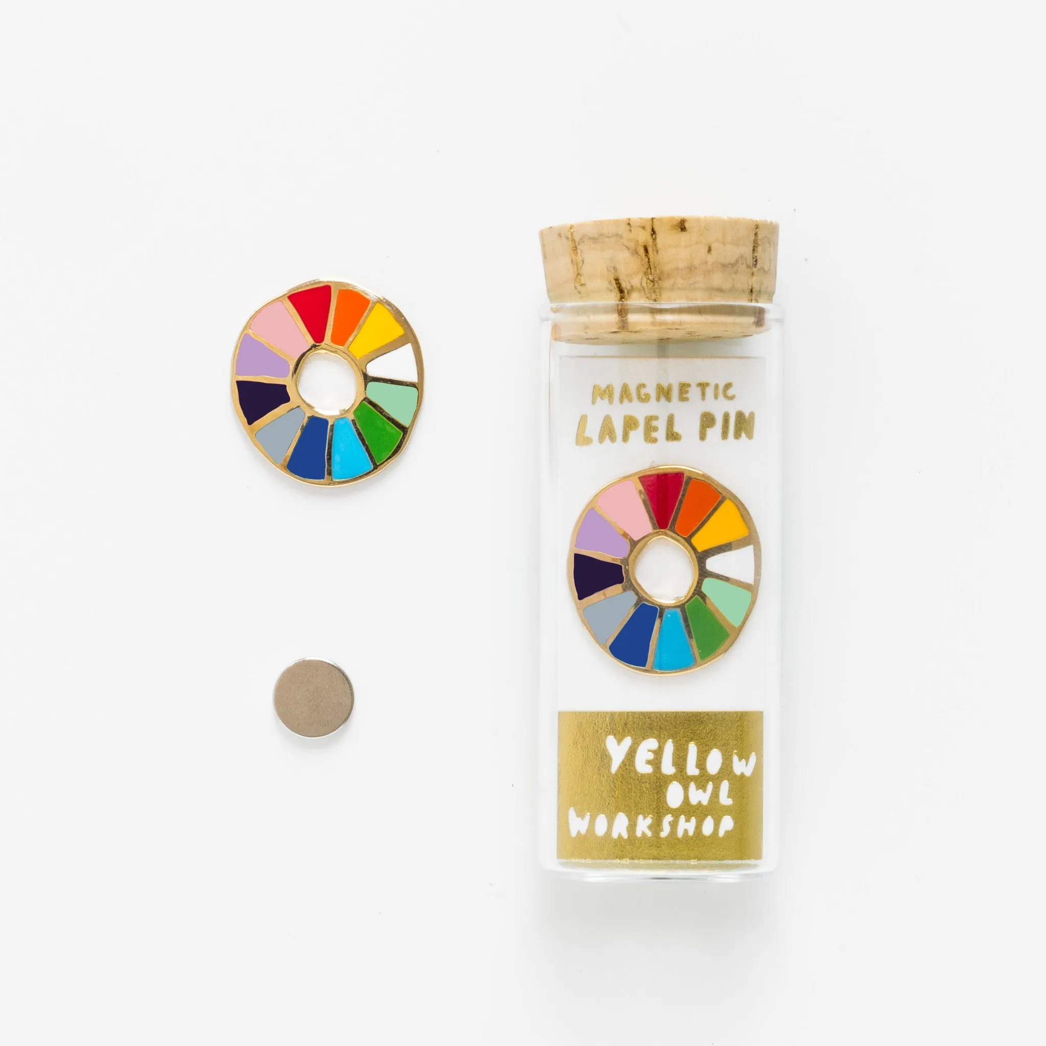 Color Wheel Lapel Pin