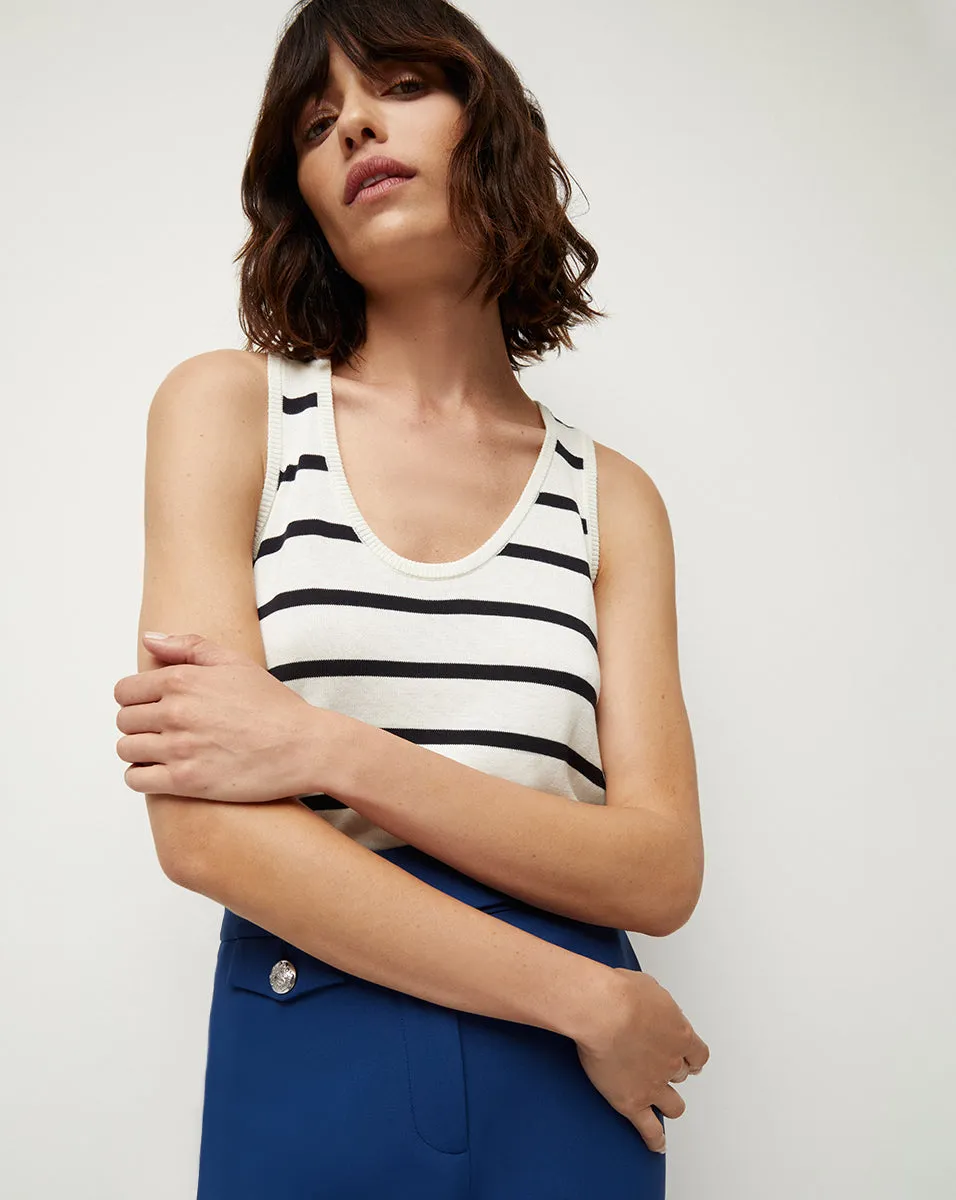 Conroe Striped Knit Top