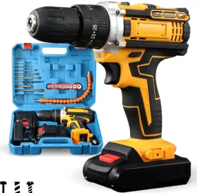 Cordless Drill Machine Set |  Hammer Drill nz-Justrightdeals