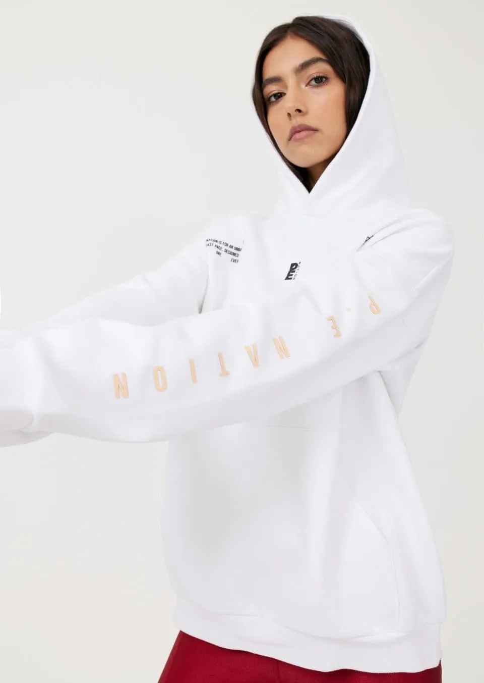 COURTSIDE HOODIE IN WHITE