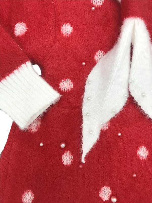 Cute Red Winter Jersey