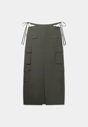 Daily Paper Zora Cargo Skirt Chimera - Grey