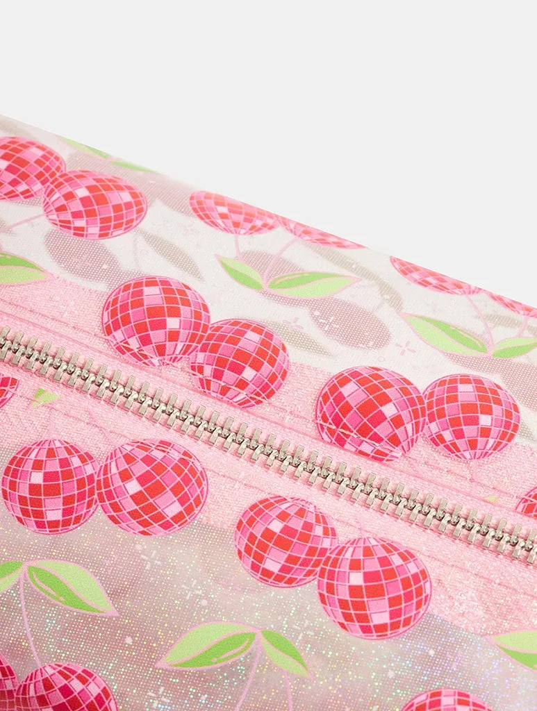 Disco Cherries Makeup Bag