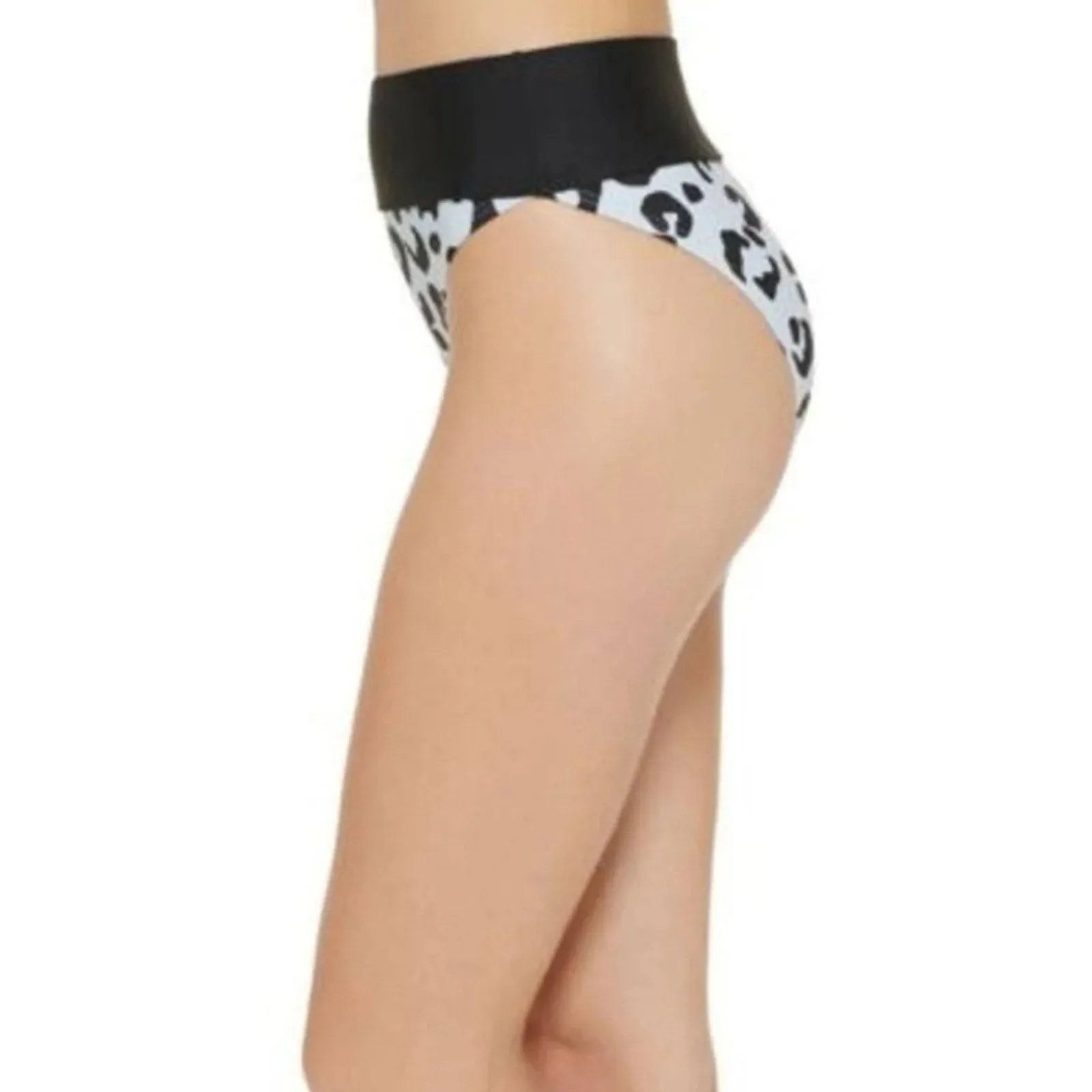 Dkny Women's Printed High Waist Bikini Bottom Swimsuit