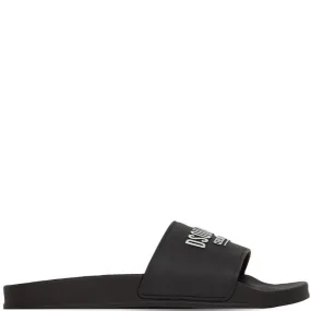 DSQUARED2 Black Milano Logo Sliders