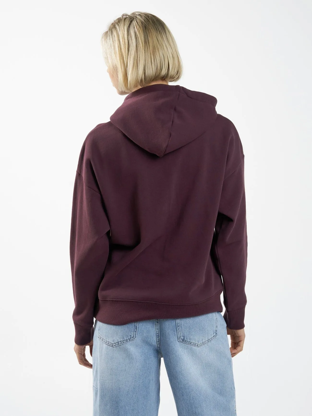 Easy Going Fleece Hood - Wine