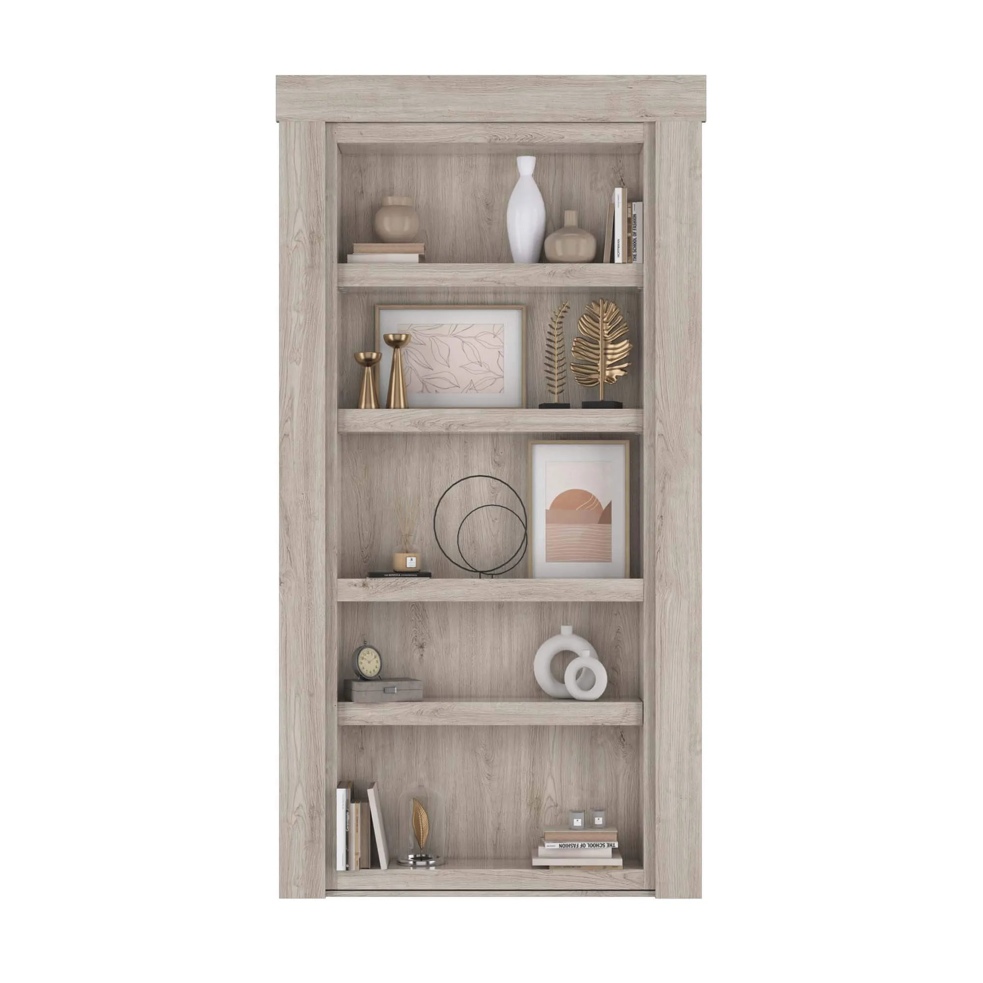 EcoCrafted Autoswing Murphy Door Bookcase