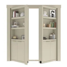 EcoCrafted French Murphy Door Bookcase