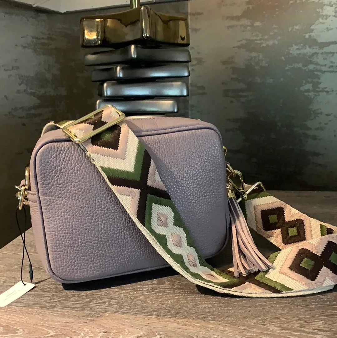 Elie Beaumont Winter Lavender Leather Bag