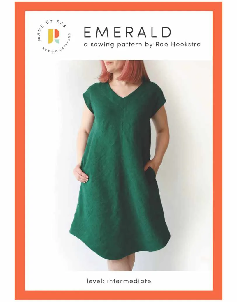 Emerald Dress & Top Sewing Pattern, Made by Rae