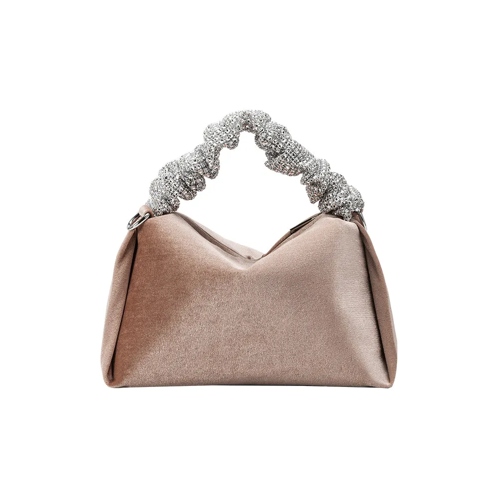 Estela Taupe Top Handle Bag