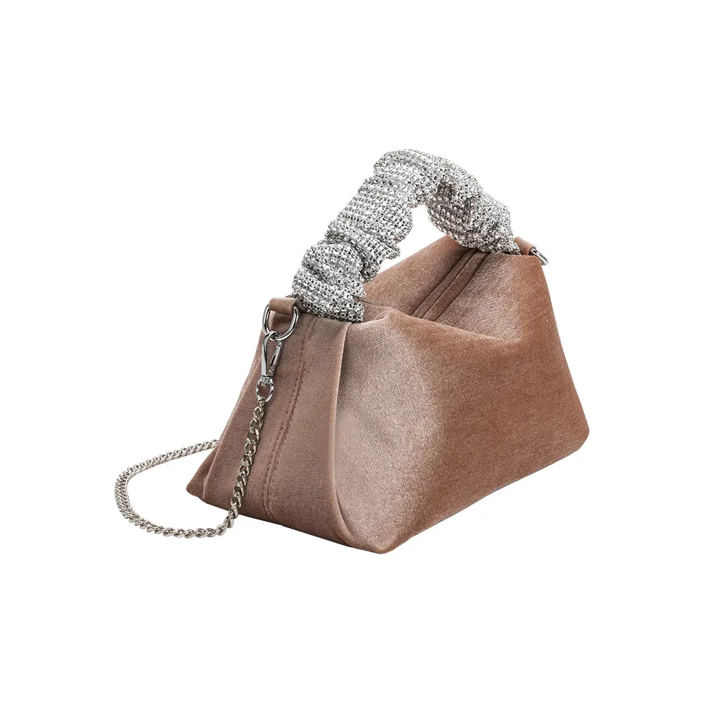 Estela Taupe Top Handle Bag