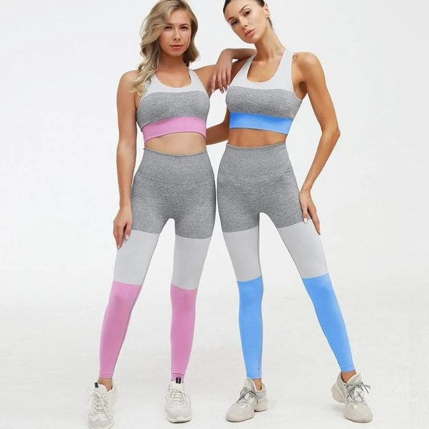 Express Contrast Seamless Activewear Set