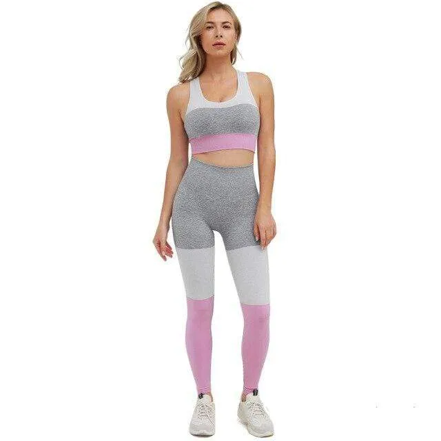 Express Contrast Seamless Activewear Set