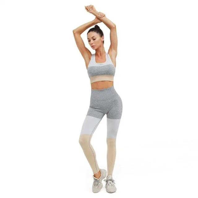 Express Contrast Seamless Activewear Set