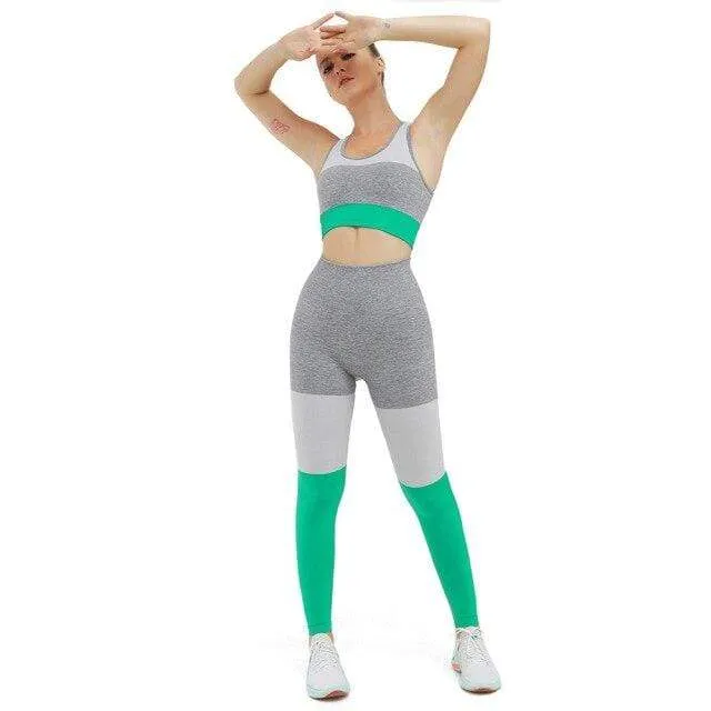 Express Contrast Seamless Activewear Set