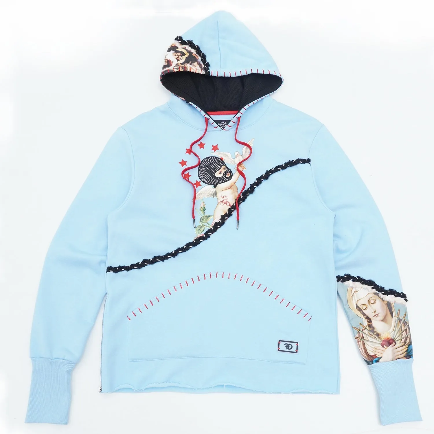 F5107 Frost Angel Pullover Hoodie - Blue