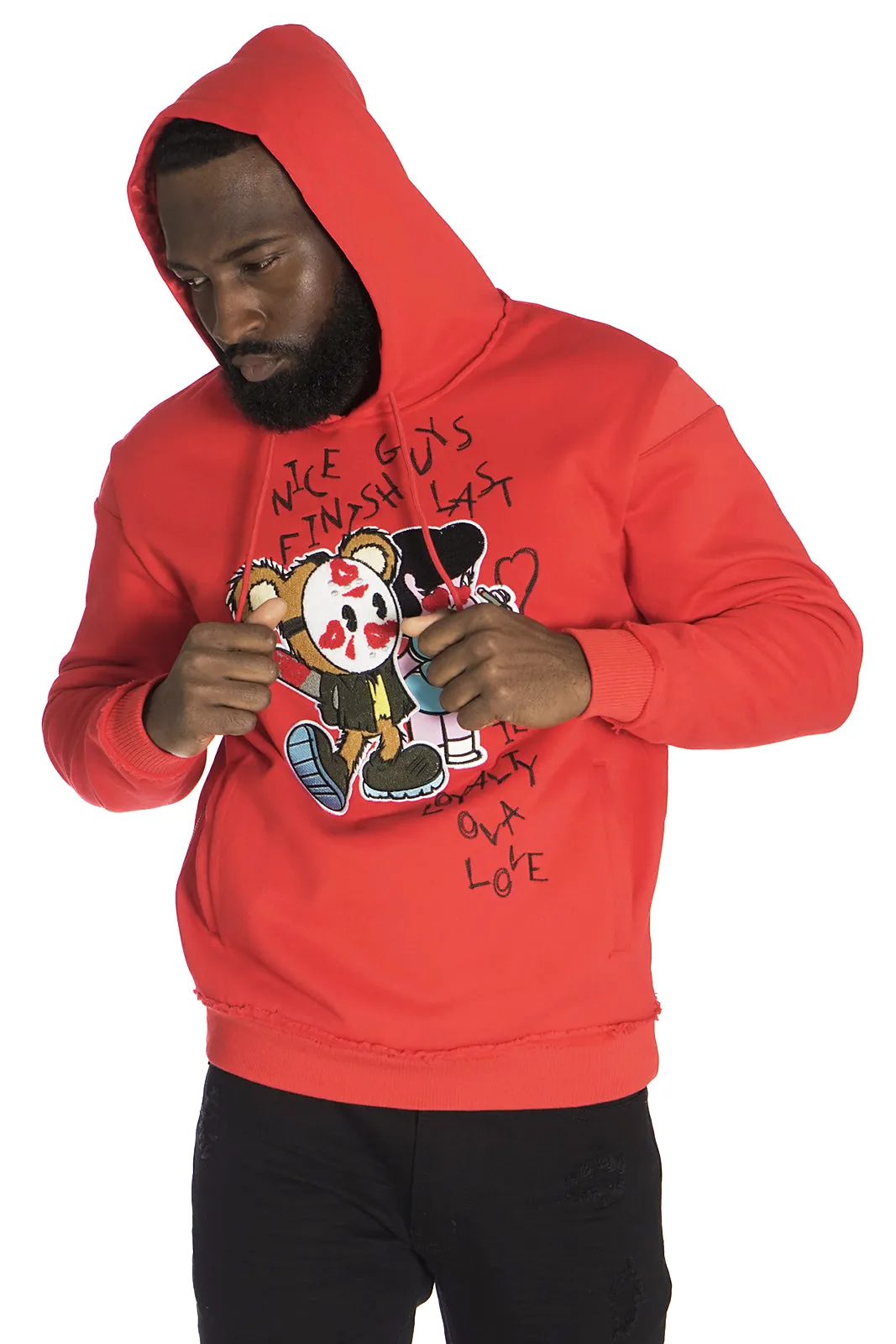 F5712 Frost Nice Guy Hoodie - Red