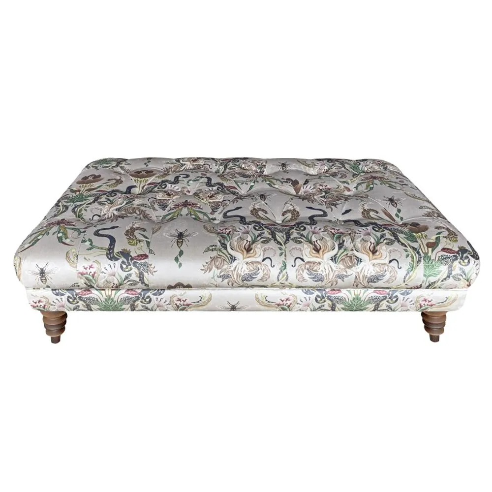 Felicity Footstool | Patterned Fabrics