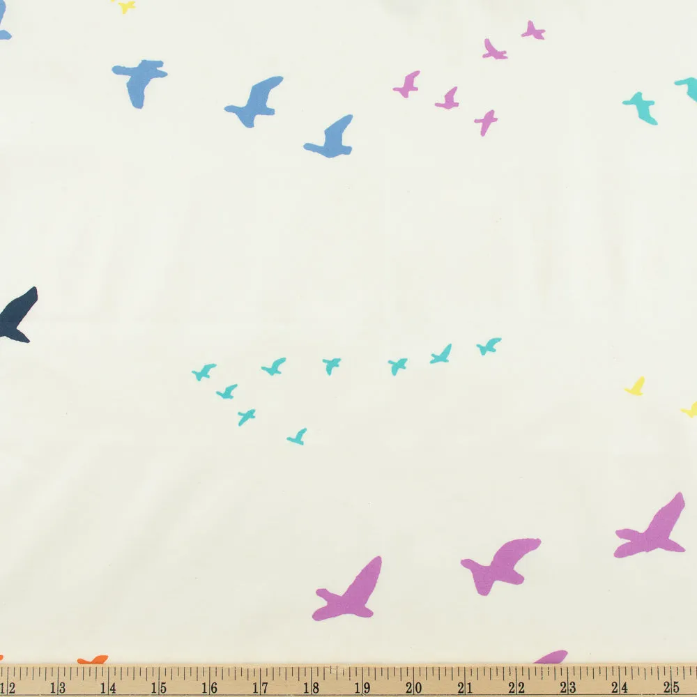 Flight Bright Multi Organic Poplin