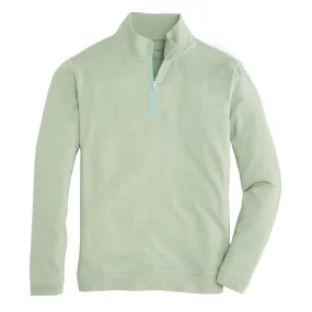 Flow Performance 1/4 Zip Pullover - Frosty Green