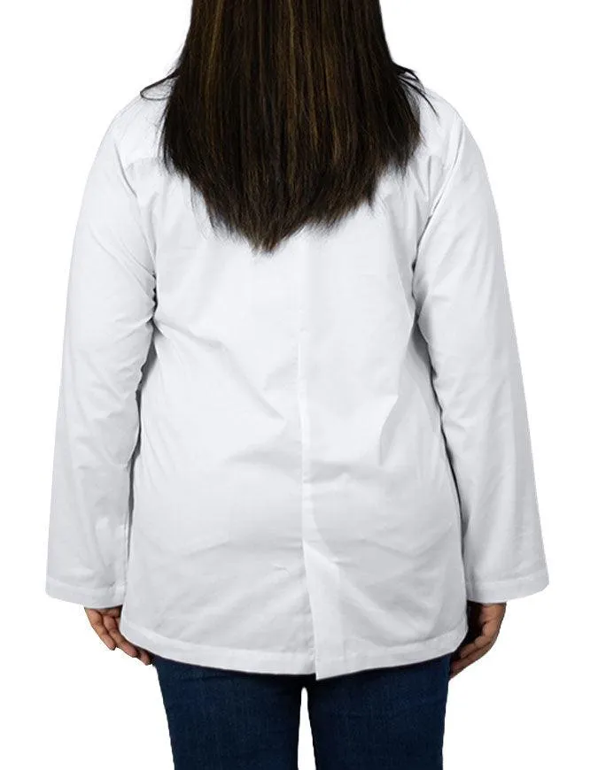 Free Embroidery Heedfit 31 Inches Three Pockets Lab Coat For Unisex