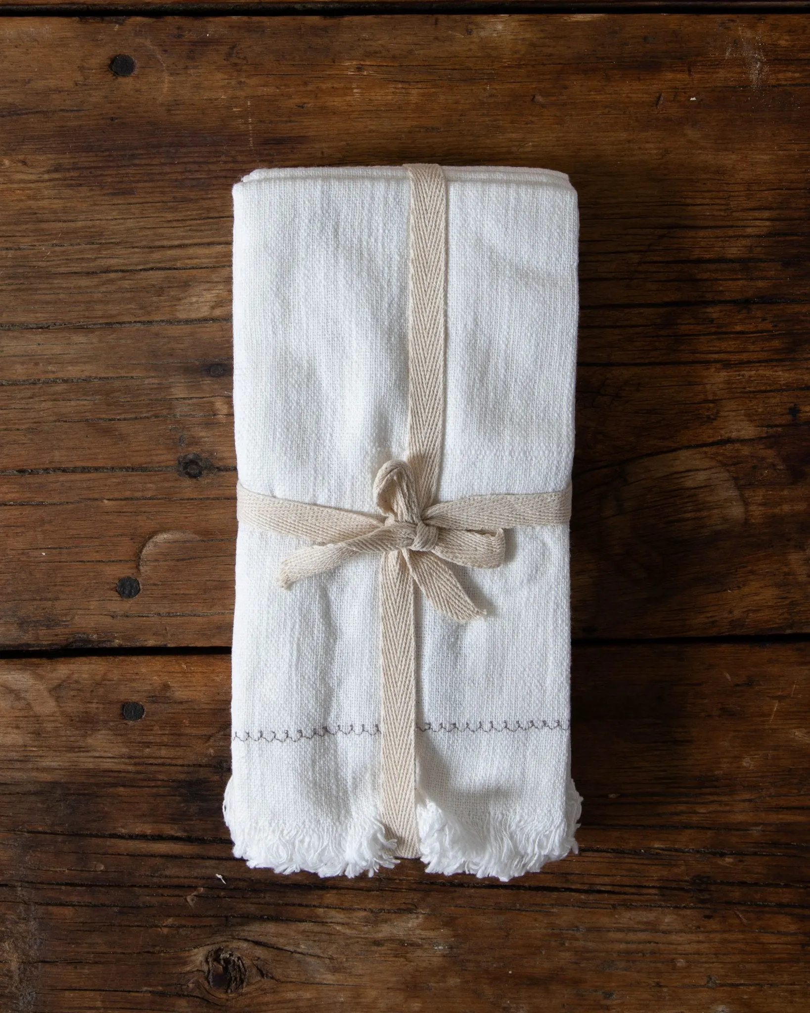 Fringe Cotton Napkins (Set of 4)