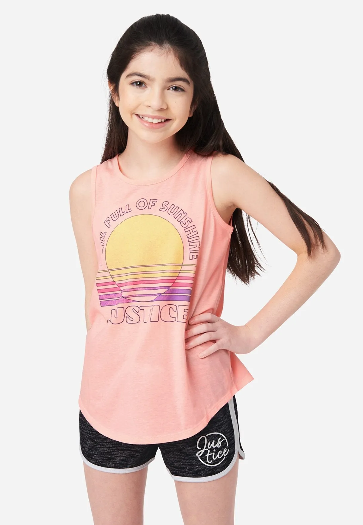 Graphic Scoop-Neck Tank