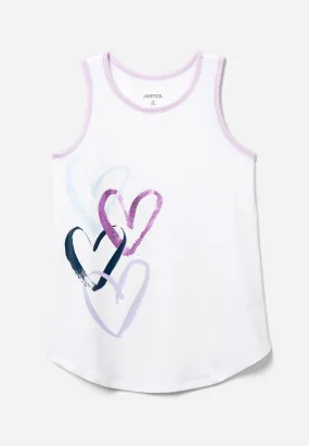 Graphic Scoop-Neck Tank