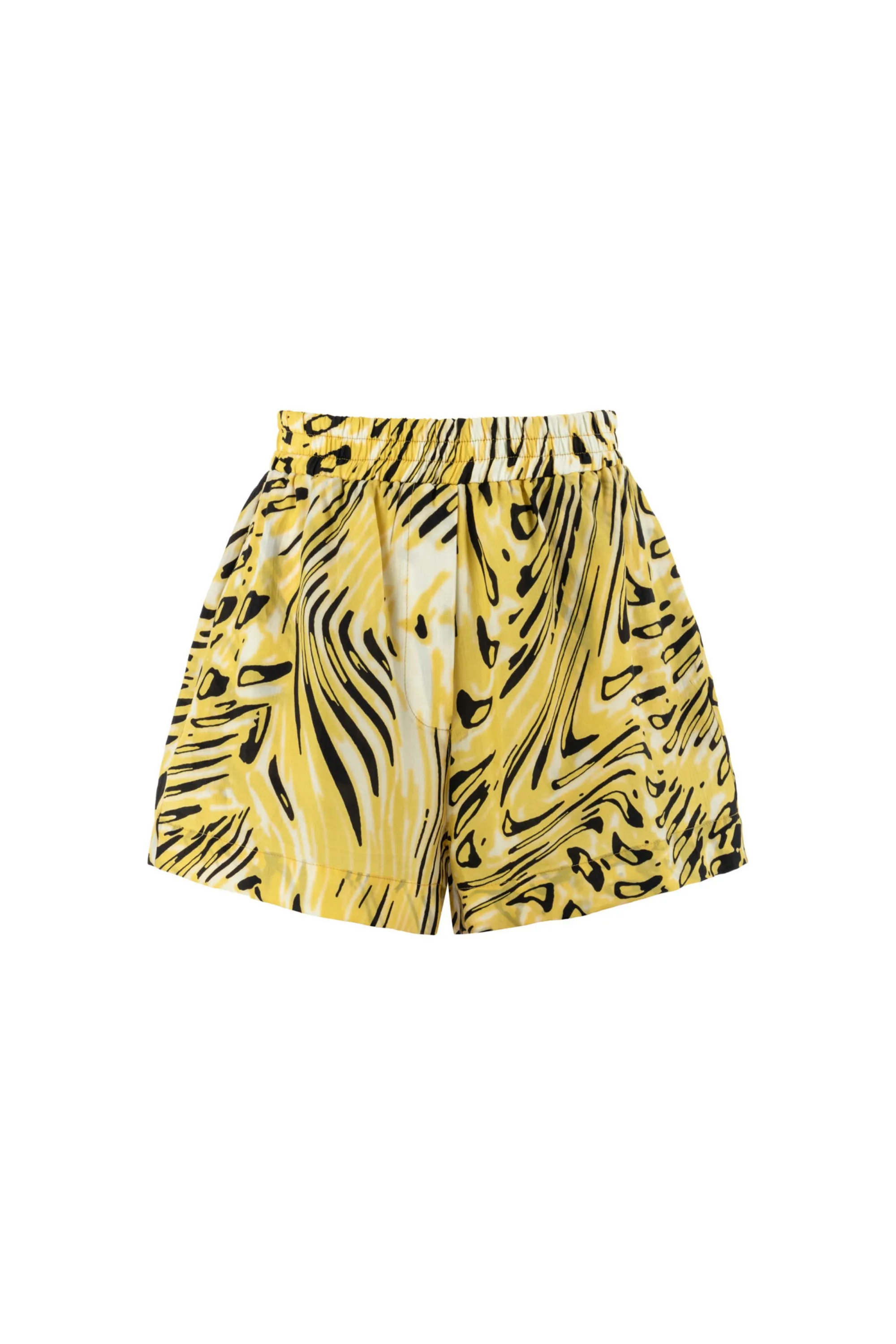 High Waist Printed Shorts