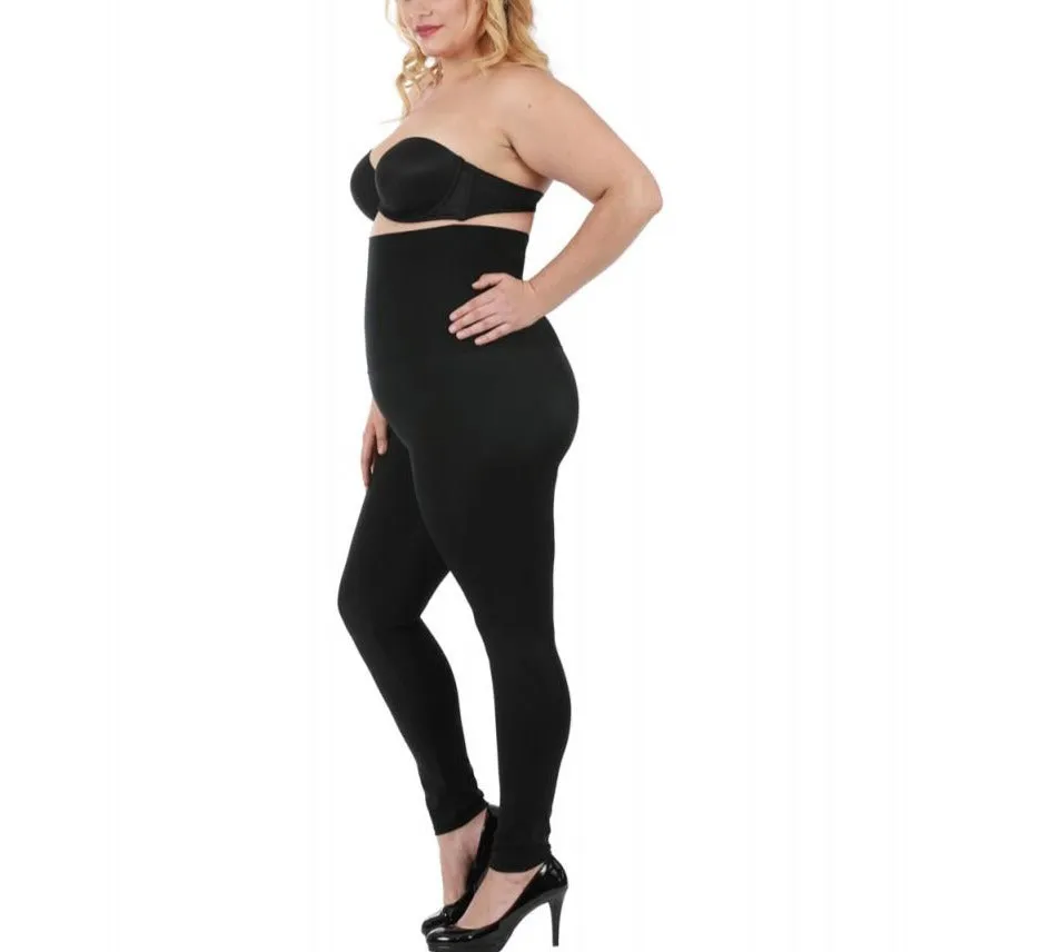 InstantFigure Plus Size Hi-Waist Compression Leggings WPL016C