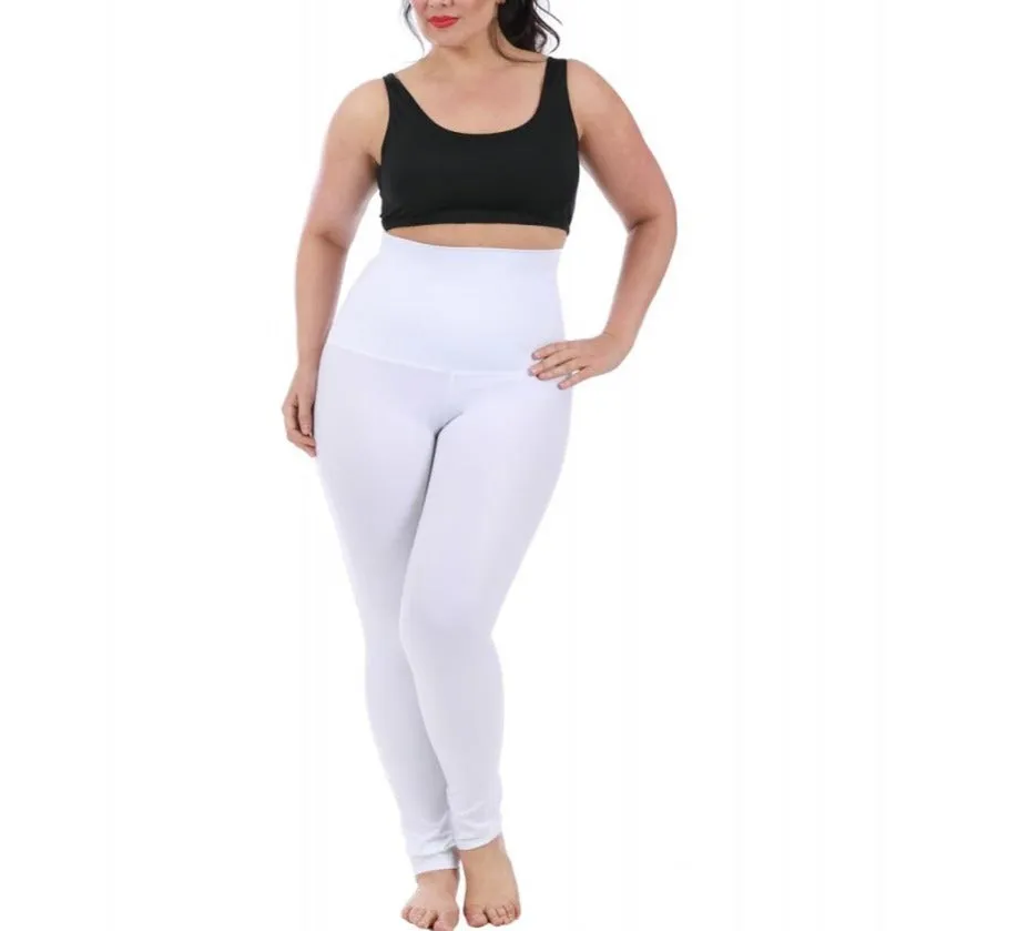 InstantFigure Plus Size Hi-Waist Compression Leggings WPL016C