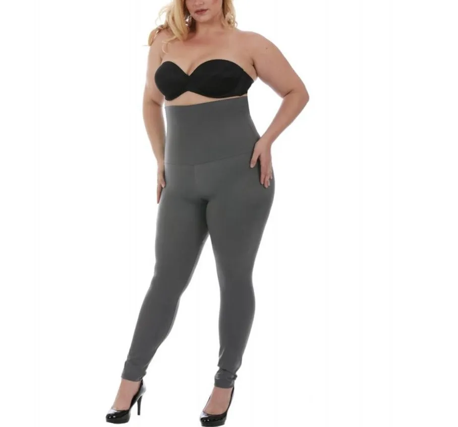 InstantFigure Plus Size Hi-Waist Compression Leggings WPL016C