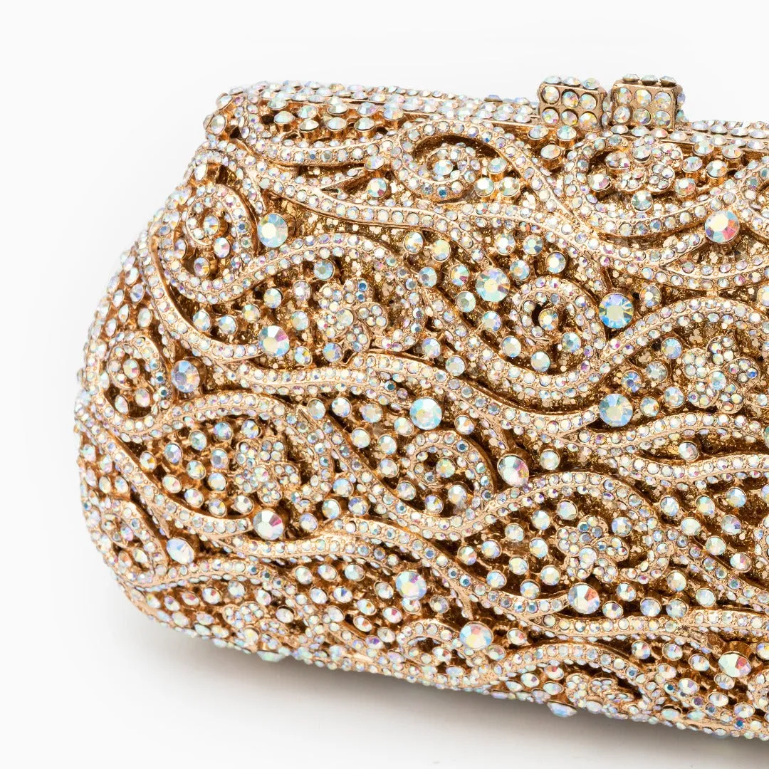 Juliet Rhinestones Clutch Bag