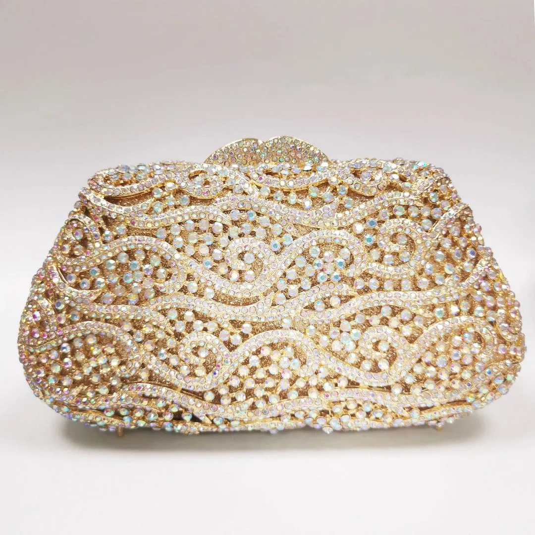 Juliet Rhinestones Clutch Bag