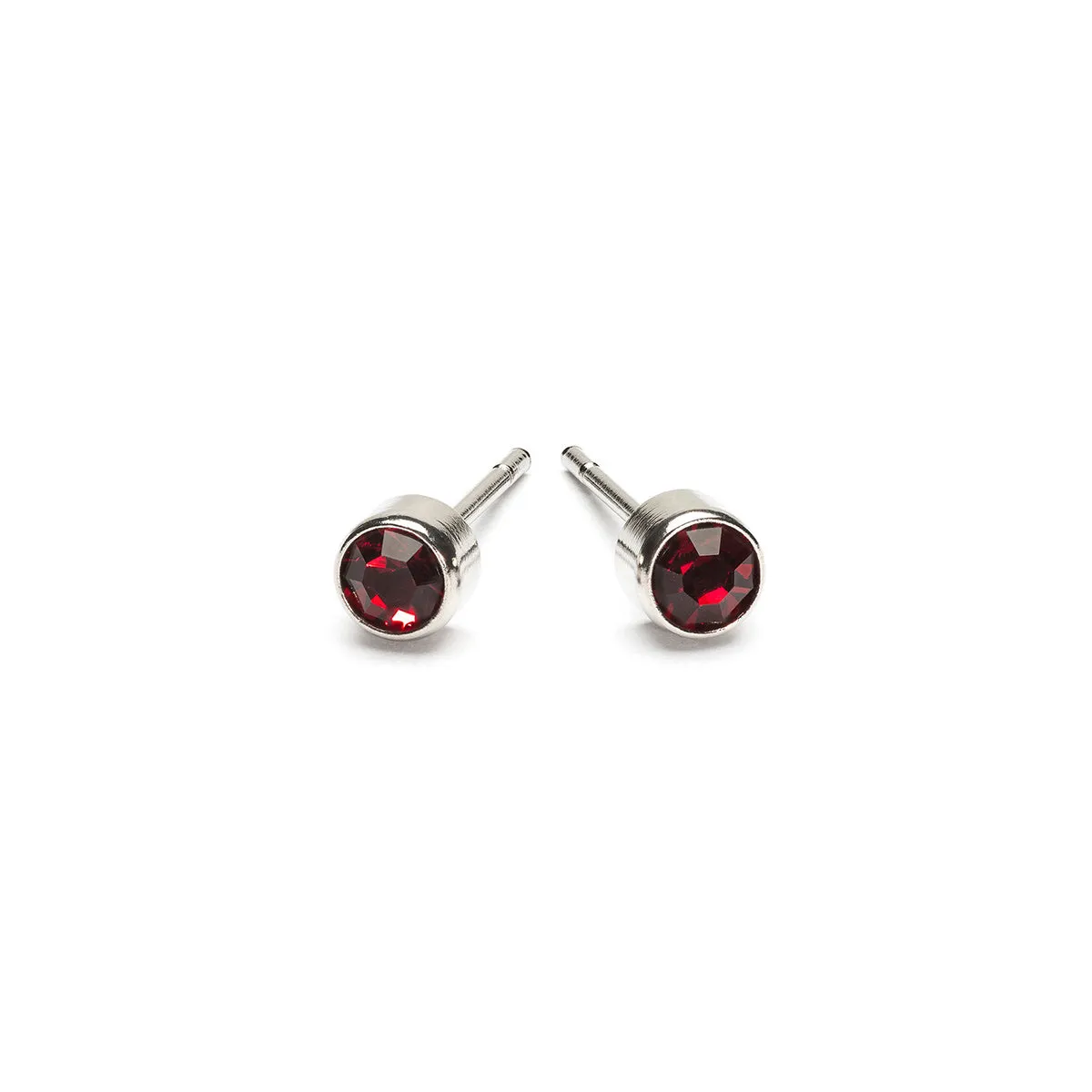 July Birthstone Mini Stud Earrings