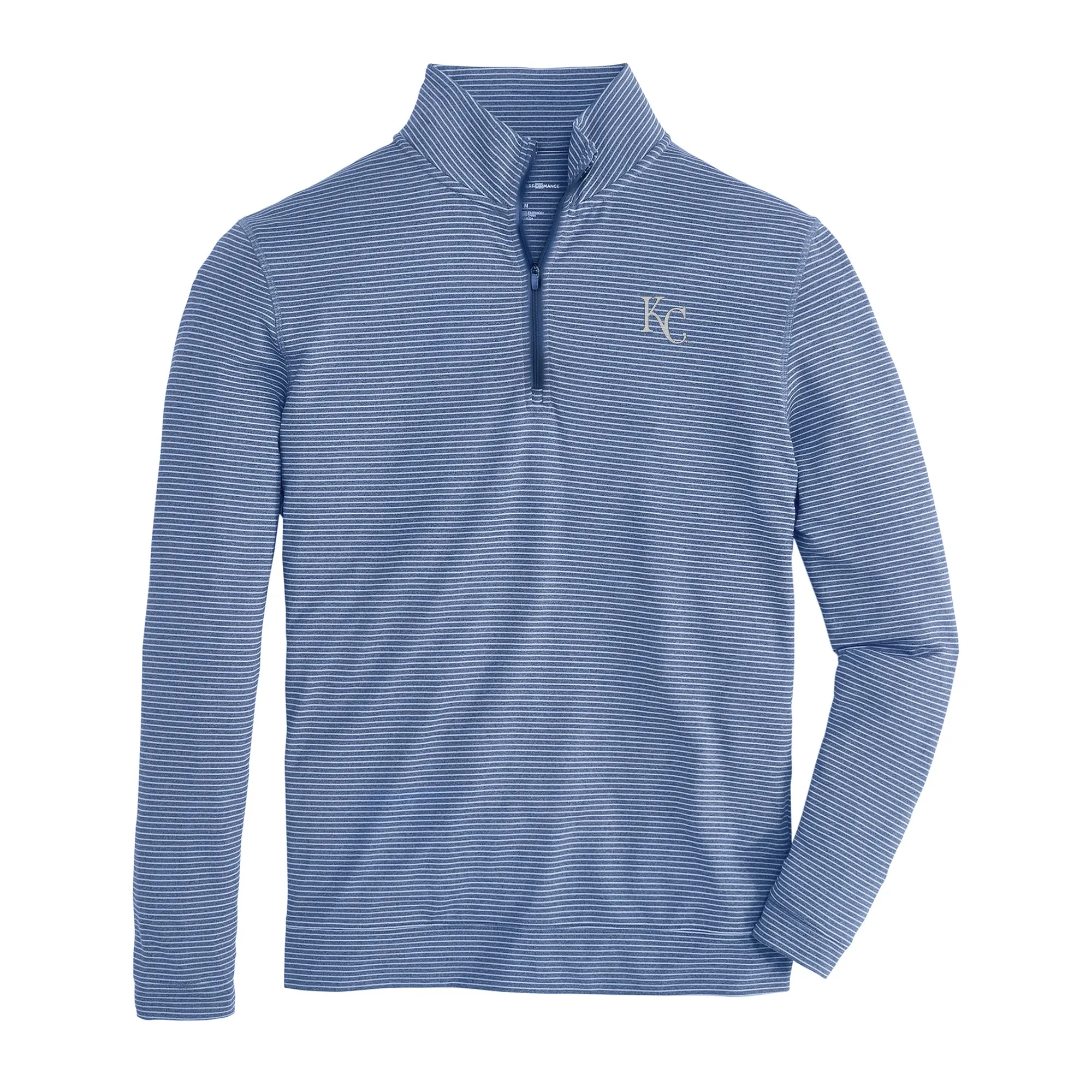 Kansas City Royals Flow Stripe Performance 1/4 Zip Pullover